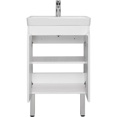 Тумба с раковиной Aquaton Сканди Doors 55 1A2788K0SD010 белая