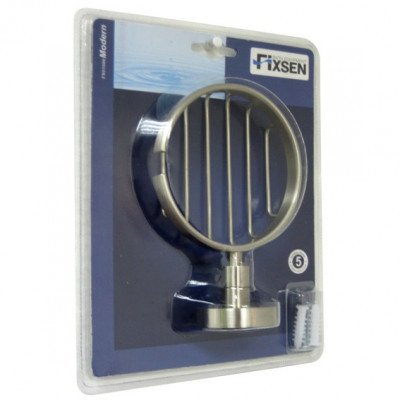 Fixsen MODERN FX-51503 полка стеклянная, никель сатинированный/стекло