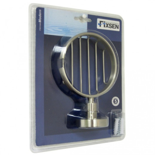 Fixsen MODERN FX-51503 полка стеклянная, никель сатинированный/стекло