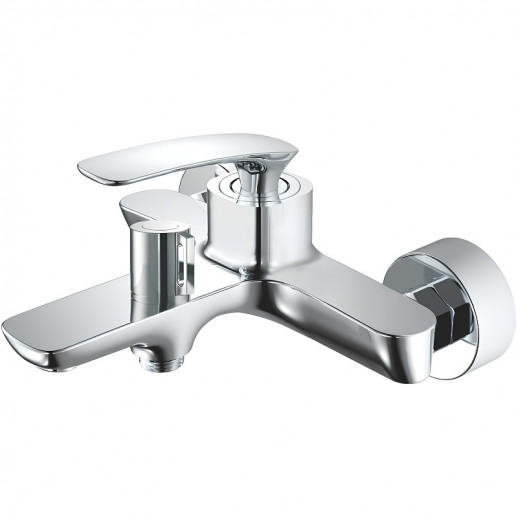 Смеситель для ванны Haiba HB60616 с душевым гарнитуром (латунь) хром