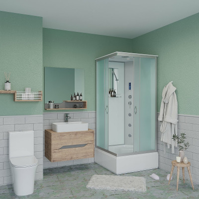 Душевая кабина Niagara Classic 90x90 NG-1108-14F с гидромассажем квадратная