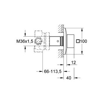 Grohe Allure Brilliant 19798000 переключатель на 5 положений, хром