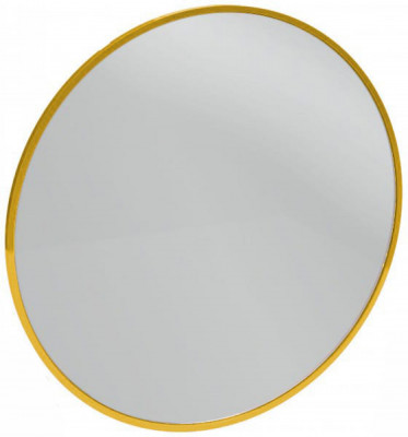 Зеркало подвесное в ванную 50 см Jacob Delafon Odeon Rive Gauche EB1176-GLD, золото круглое