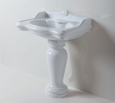 Azzurra Jubilaeum JUB300 bi пьедестал для раковины, белый