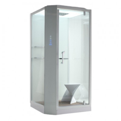 Душевая кабина Orans SR-89101RS белая, с баней