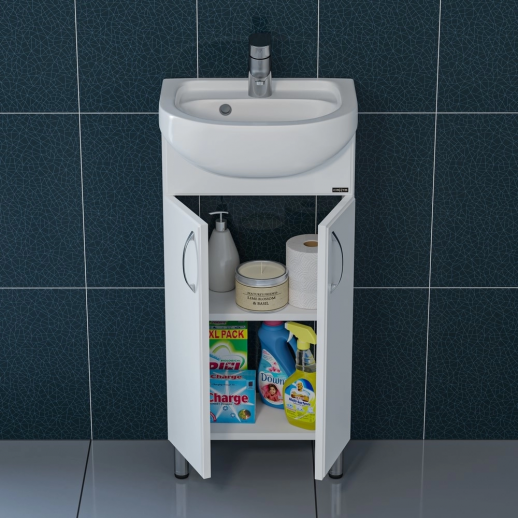 Тумба для умывальника напольная  СаНта "Сити - 40" (под умывальник манго40)