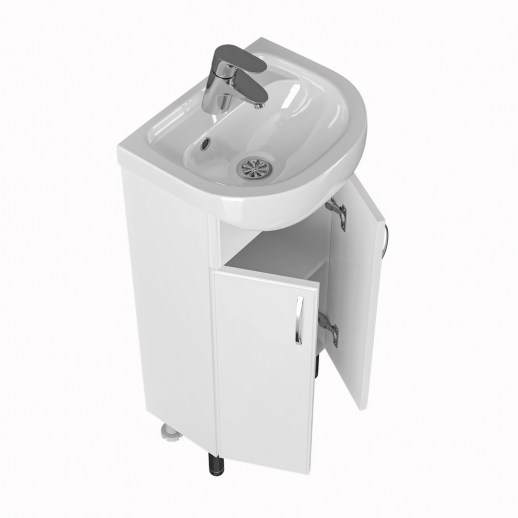 Тумба для умывальника напольная  СаНта "Сити - 40" (под умывальник манго40)