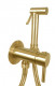 Гигиенический душ со смесителем Paffoni TWEET ROUND MIX золото ZDUP110HGSP  (ZDUP110HGSP)