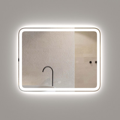 Зеркало подвесное для ванной Onika Магна 90 с LED подсветкой (209029)