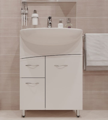 Раковина Cersanit Erica 61 S-UM-ERI61/1-w подвесная белая прямоугольная