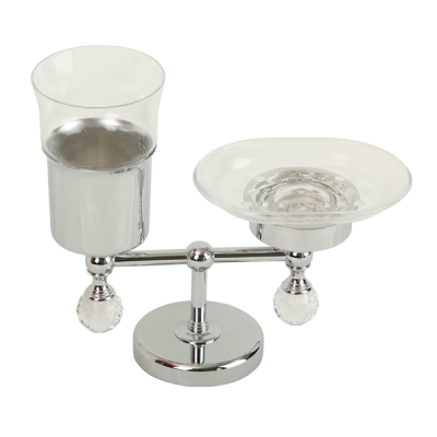 MIGLIORE Amerida SWAROVSKI 16591 стакан и мыльница настольные, хром