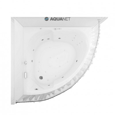 Aquanet Palau 00157485 карниз на ванну дуга 140 см, хром