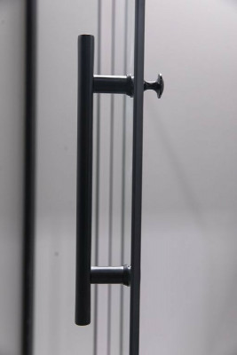 Душевой угол Esbano ESR-7180B 120x80 ESUGR7180B пр-ль черный матовый стекло прозрачное