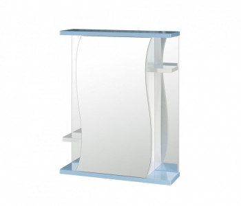 Зеркальный шкаф в ванну навесной  MIXLINE Венеция-60 голубой (525886)