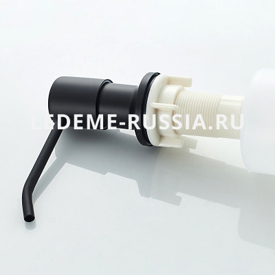 Дозатор жидкого мыла Ledeme L405F, белые / черный
