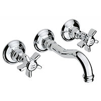 Nicolazzi Classica 1477 CR 18 смеситель для раковины, хром/ручки Dames Anglaises