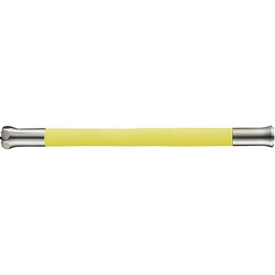 Излив для смесителя Haiba HB7180-15 гибкий (нерж сталь силикон) желтый