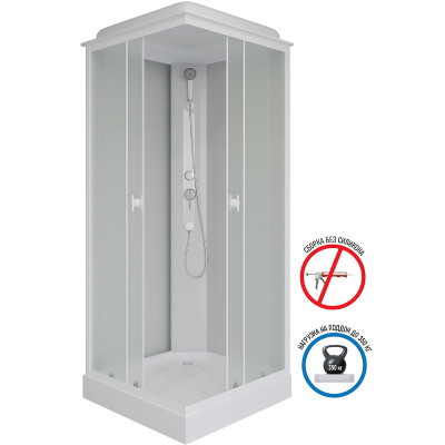 Душевая кабина Niagara Promo 90x90 P90/13Q/MT квадратная