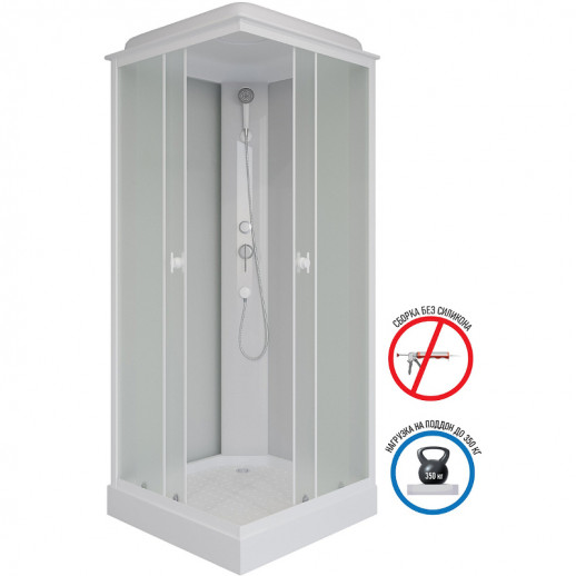 Душевая кабина Niagara Promo 90x90 P90/13Q/MT квадратная