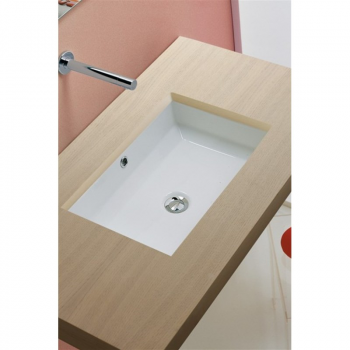 Раковина встраиваемая Scarabeo Tech 8037 54.5х36 см, белый