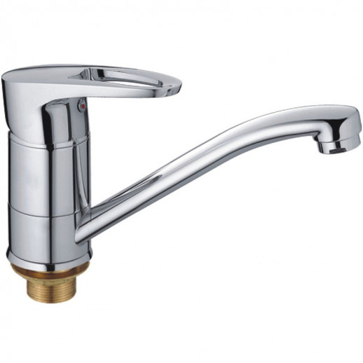 Однорычажный смеситель для раковины Haiba HB4565-2 с поворотным изливом (латунь) хром