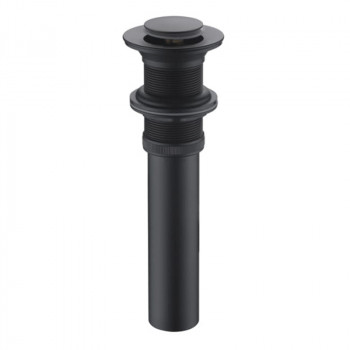 Донный клапан Bravat P6443BW-ENG, черный