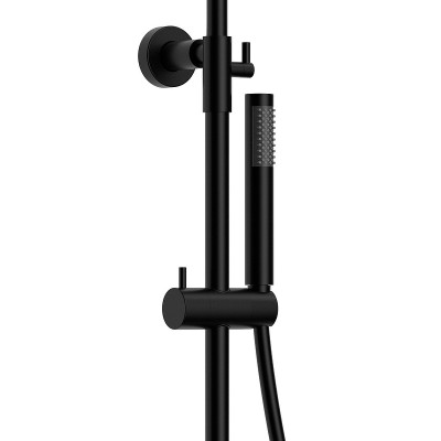 Душевая система Raiber Graceful RPB-007 с термостатом черная матовая 1 режим