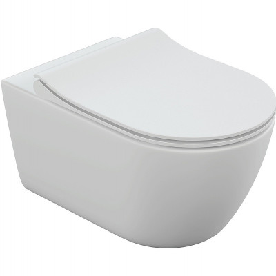 Комплект унитаза Cersanit Nature Oval CO DPL EO slim LP с инсталляцией Vector 64576 с сиденьем микролифт с клавишей смыва хром глянцевый