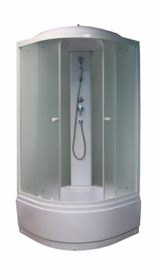 Душевая кабина Parly Tomorrow ET82 80х80х215см, сектор, белый/жемчужный