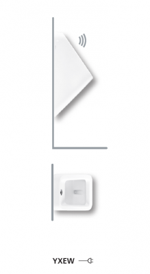 HATRIA Fusion YXEW подвесной писсуар с фотоэлементом 68.5см х 32.5см