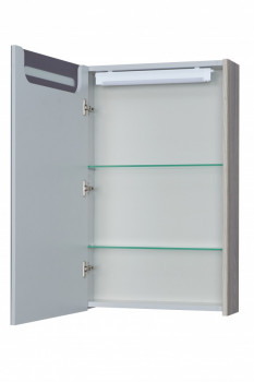 Зеркальный шкаф Aquaton Сильва 50 дуб фьорд (1A215502SIW6L), для ванной