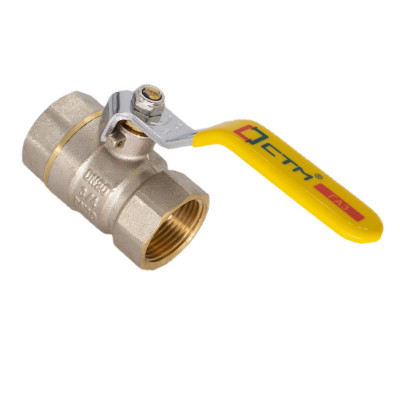 Шаровой кран для газа 2" CTM ГАЗ с рычагом г/г CGFFH002
