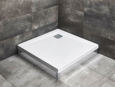 Акриловый поддон для душа Radaway Argos C 80x80x15 белый квадратный