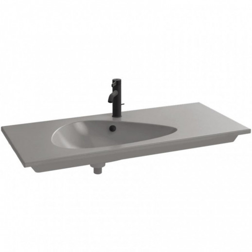 Подвесная раковина-столешница кашемир для установки с мебелью 100 см JACOB DELAFON  NOUVELLE VAGUE  (EXAQ112-Z-MK4)