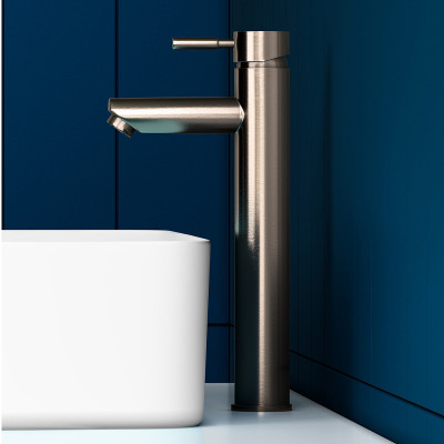 Смеситель для раковины Dorff Logic D3002102SS нерж сталь однорычажный