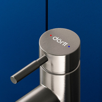 Смеситель для раковины Dorff Logic D3002102SS нерж сталь однорычажный