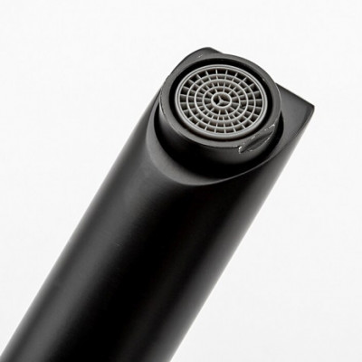 Смеситель Frap для раковины однорычажный стационарный черный (F10801-6)