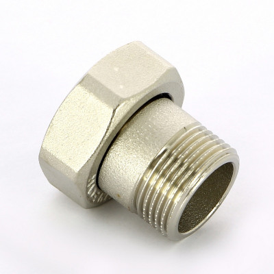 Соединение с накидной гайкой НВ Uni-Fitt с плоской прокладкой никелированное 3/4"x1" (624N3400)