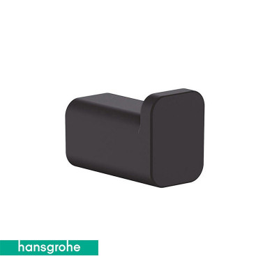 Крючок для халатов и полотенец Hansgrohe AddStoris 41742670 (черный матовый)