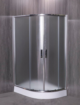 Душевой угол Esbano ESR-8027A 120x80 L ESUGR8027AL пр-ль хром стекло рифленое
