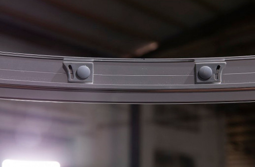 Душевой угол Esbano ESR-8027A 120x80 L ESUGR8027AL пр-ль хром стекло рифленое