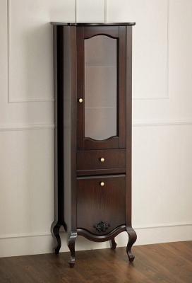 Шкаф пенал в ванную Migliore Impero 48 R 26073 орех