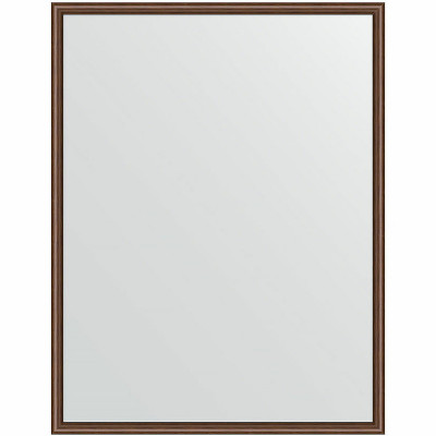 Зеркало настенное Evoform Definite 88х68 BY 0672 в багетной раме Орех 22 мм