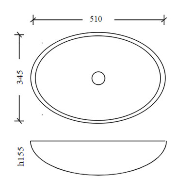 Boheme 813 раковина овальная, хрусталь