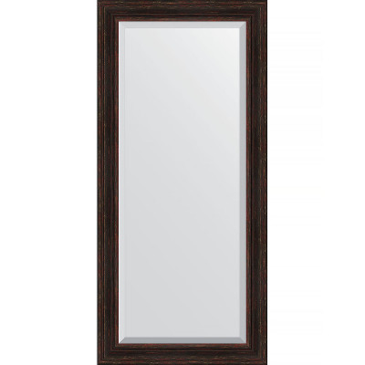 Зеркало настенное Evoform Exclusive 169х79 BY 3603 с фацетом в багетной раме Темный прованс 99 мм
