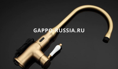 Сенсорный смеситель Gappo бронза (G521)