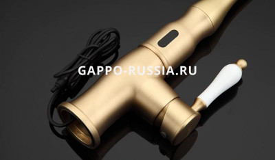 Сенсорный смеситель Gappo бронза (G521)