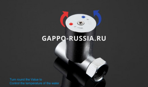 Сенсорный смеситель Gappo бронза (G521)