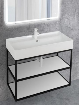 Полка для консоли под раковину Cezares Cadro-80/30-MENS-BO 76.3x26.3