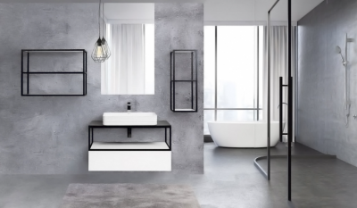 Полка для консоли под раковину Cezares Cadro-80/30-MENS-BO 76.3x26.3